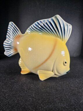 Vintage 1950s Royal Copley Figural Fish Planter/Vase